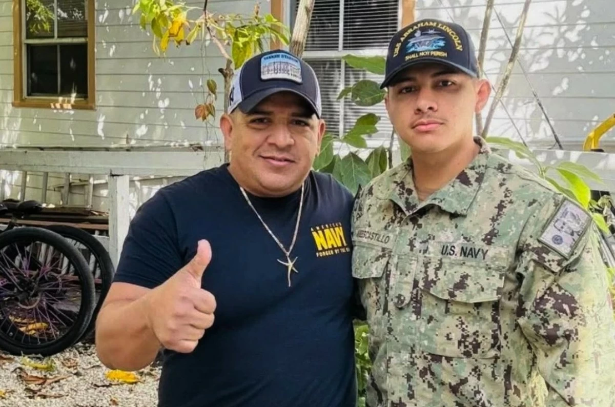 He was waiting for his son to return from the USS Lincoln. Then Border Patrol arrested him