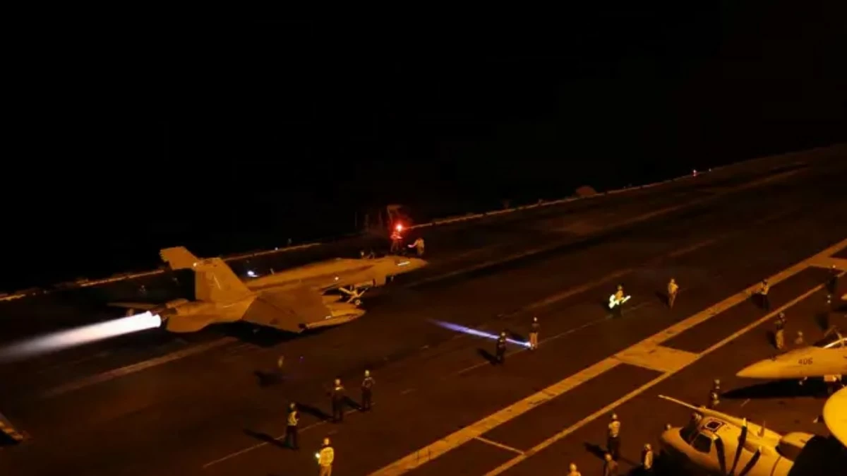 US Forces Strike Iranian Rocket Launchers on Lark Island