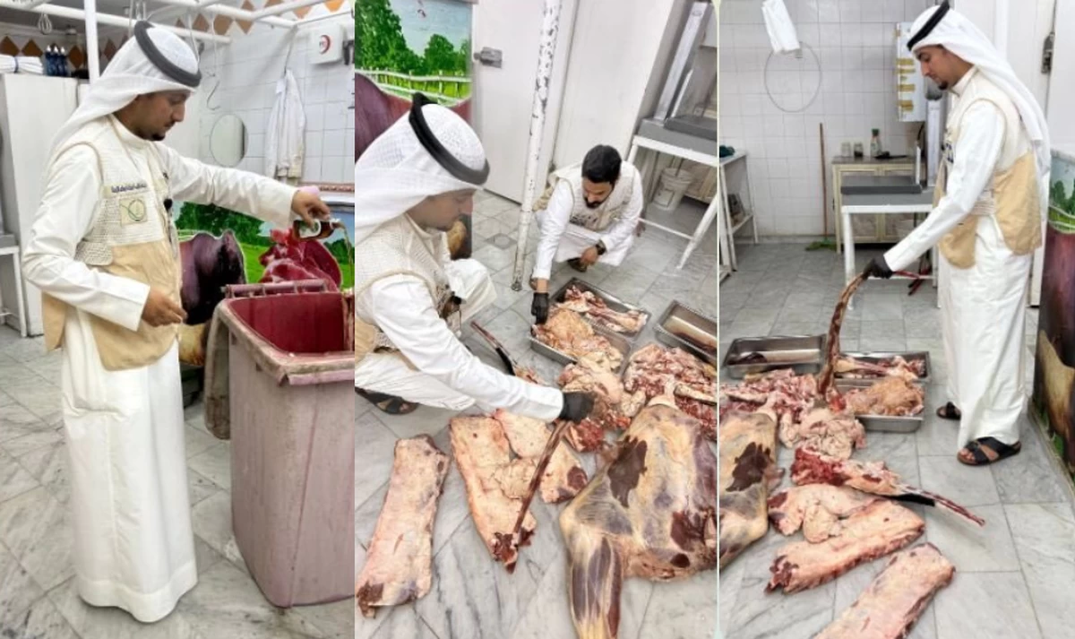 Meat Lovers in Farwaniya, Know What You&rsquo;re Eating: 88kg of Meat of Unknown Origin Destroyed