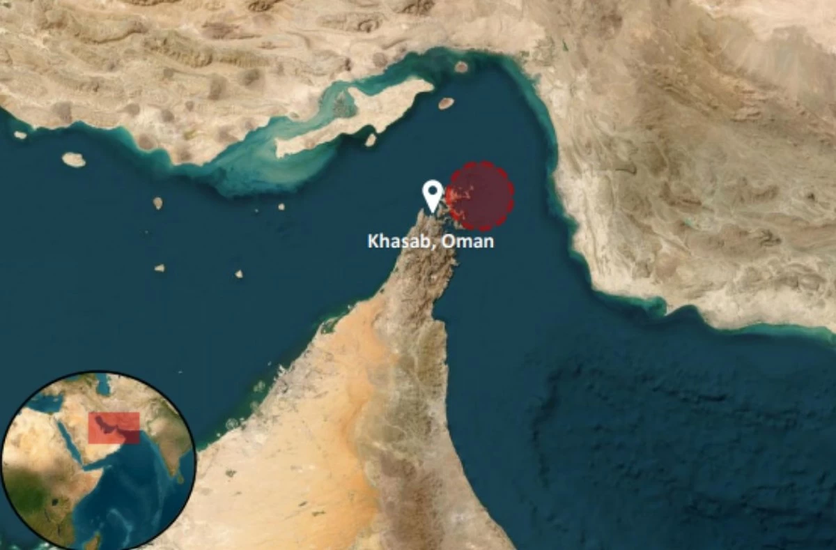 Tanker struck by three projectiles while transiting Strait of Hormuz near Oman Coast: UKMTO