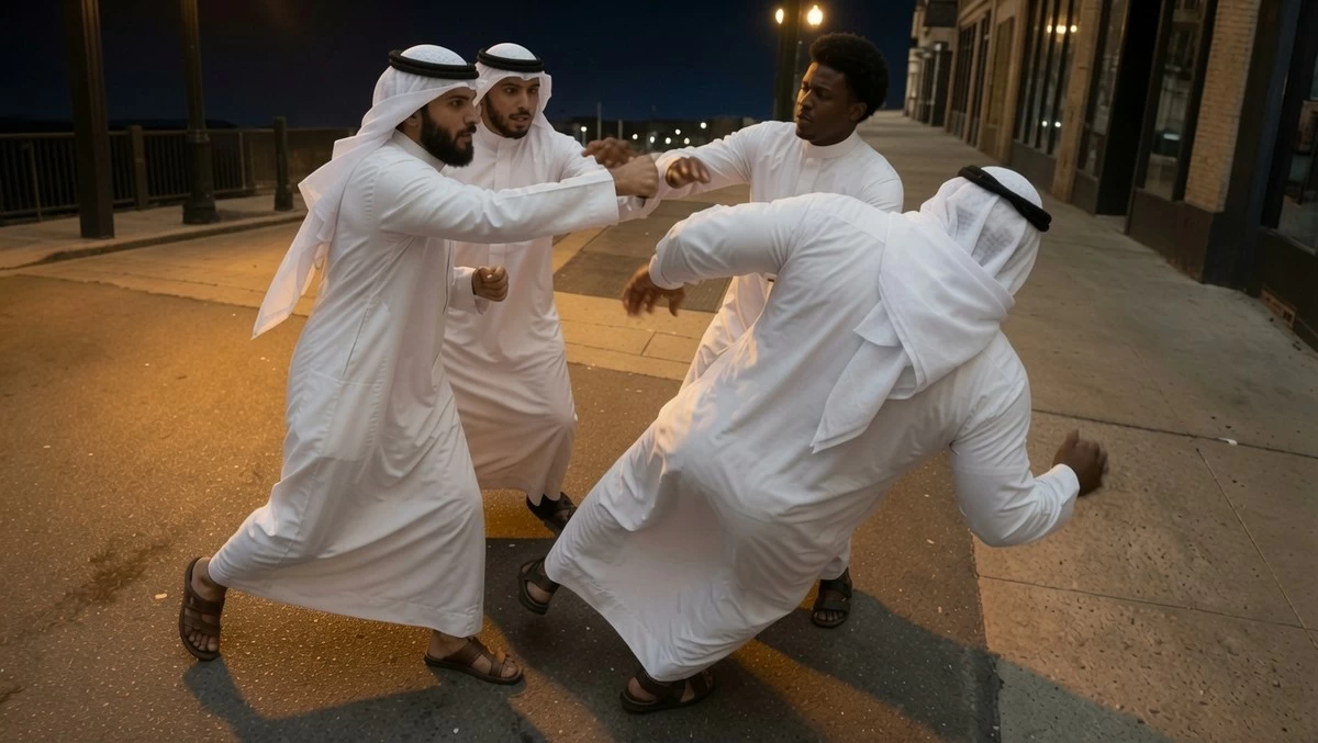 One Glance Was Enough: 4 Kuwaiti Youths End Up in a Brawl