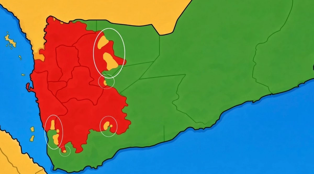 Nearly 1,400 Families Displaced in Western Yemen in One Day Amid Escalating Fighting