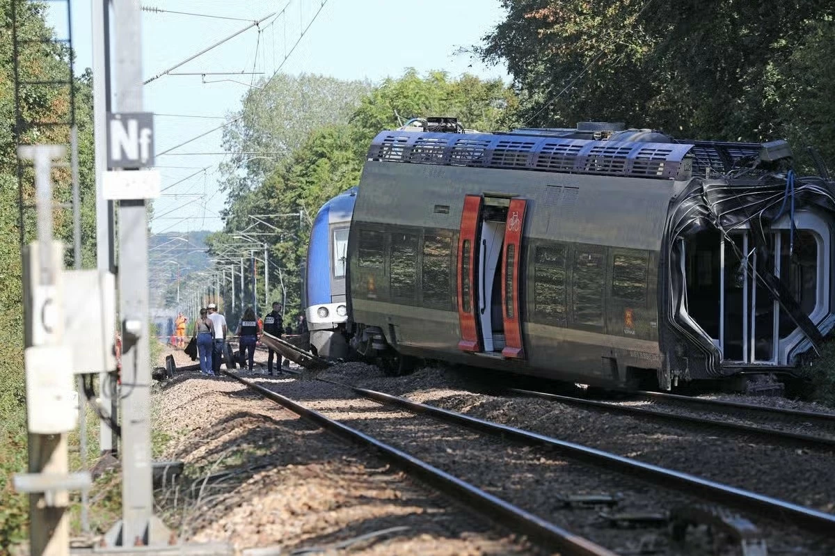 Train derails in France and injures 44 as authorities investigate possible sabotage