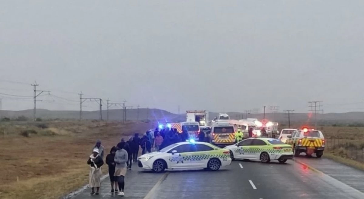 Road crash involving multiple vehicles in South Africa kills at least 21: official