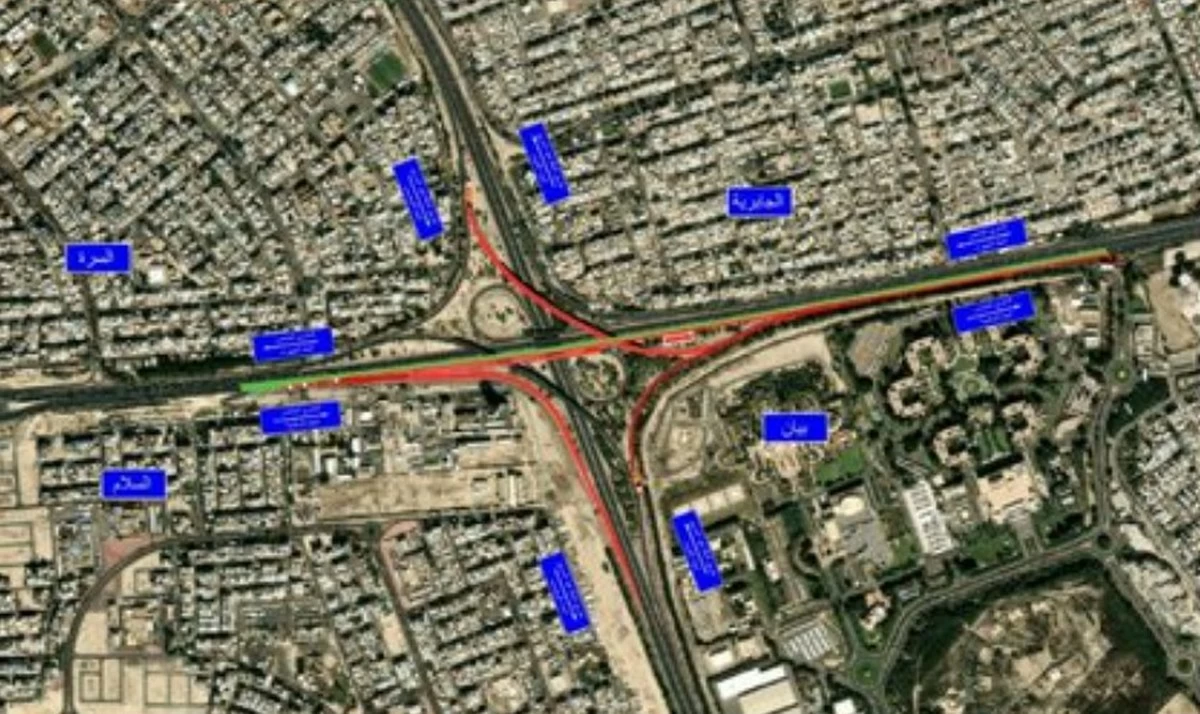 Road Closures on Fifth Ring Road & King Fahad Road for Asphalt Maintenance from 15th Sep - 20th Sep