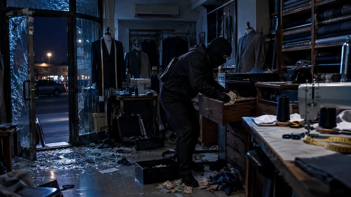 Thief Breaks Into Farwaniya Tailor Shop, Makes Off With KD 1,974