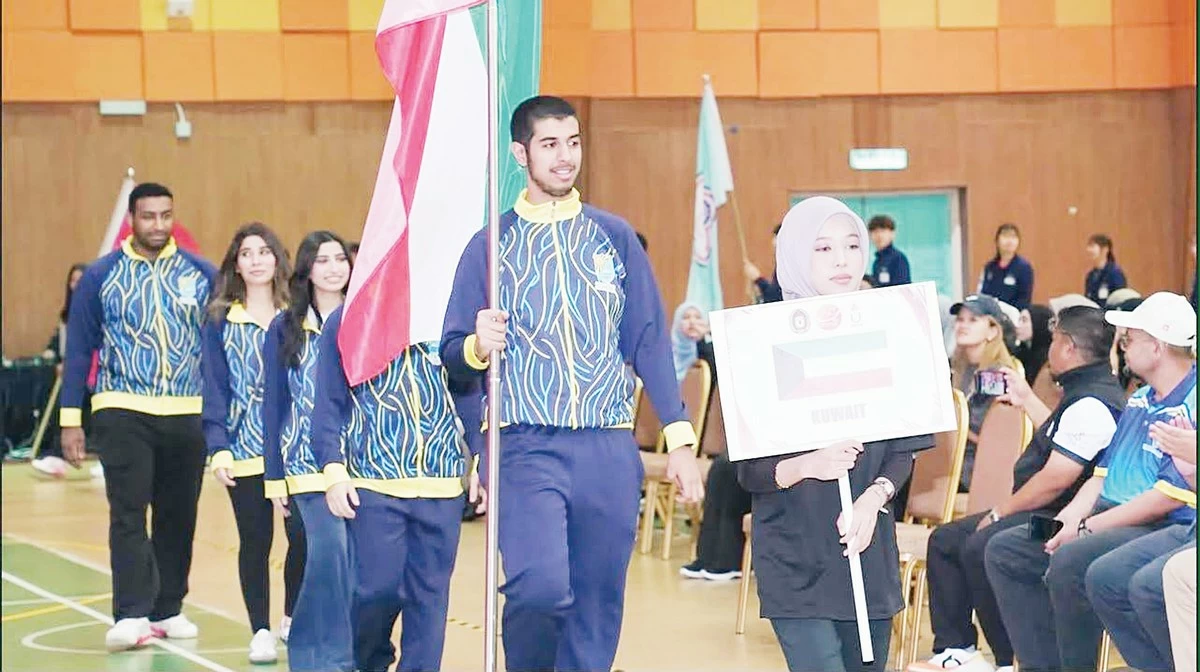 Kuwait University takes part in the Asian University Table Tennis Championship