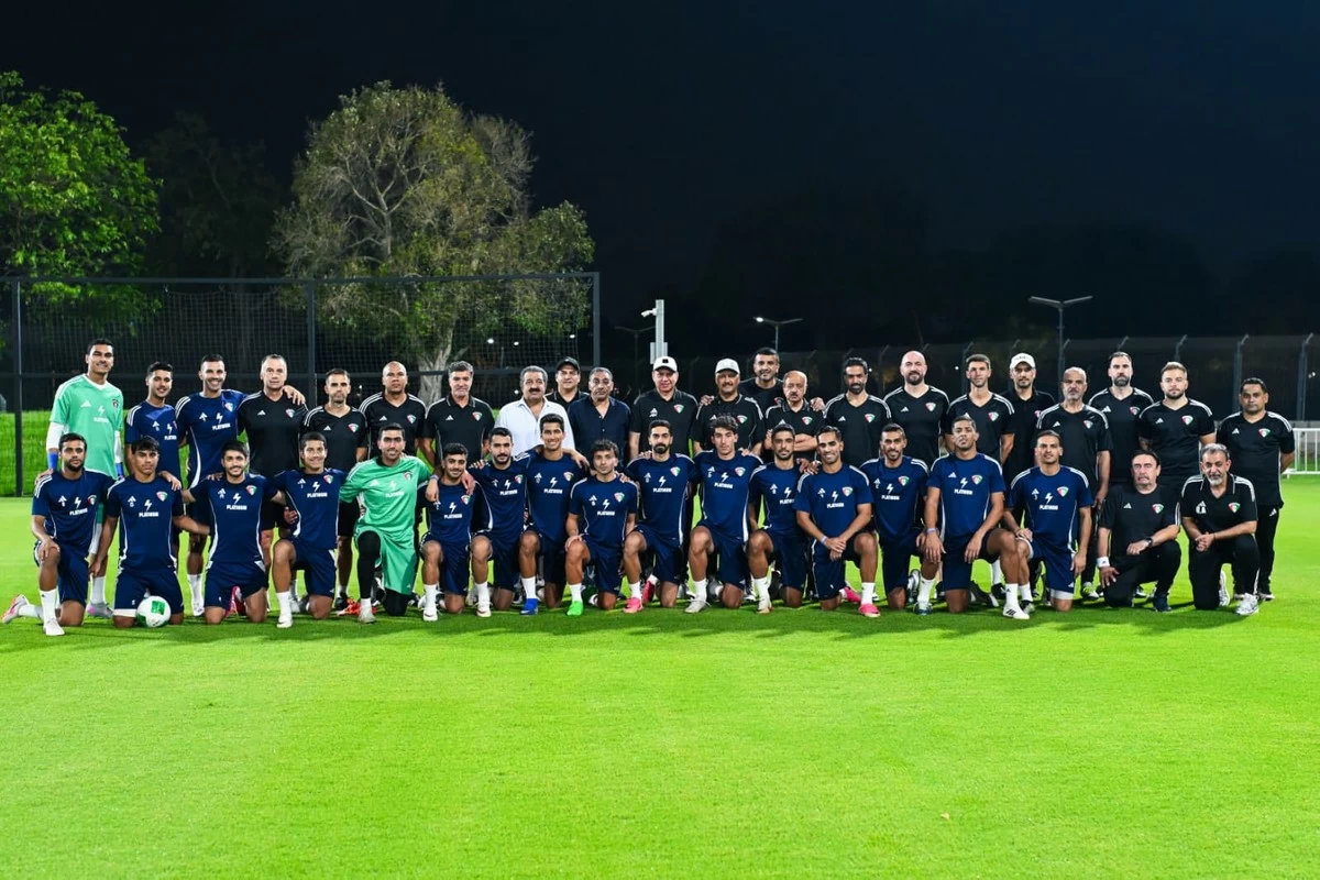 Kuwait begins Jeddah preparations as Sheikh Al-Yousef urges players to give their best at Gulf Cup 27