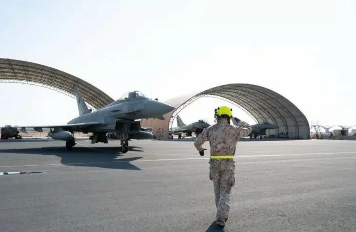 Italian F-2000 Aircraft Hit During Attacks on Saudi Air Base