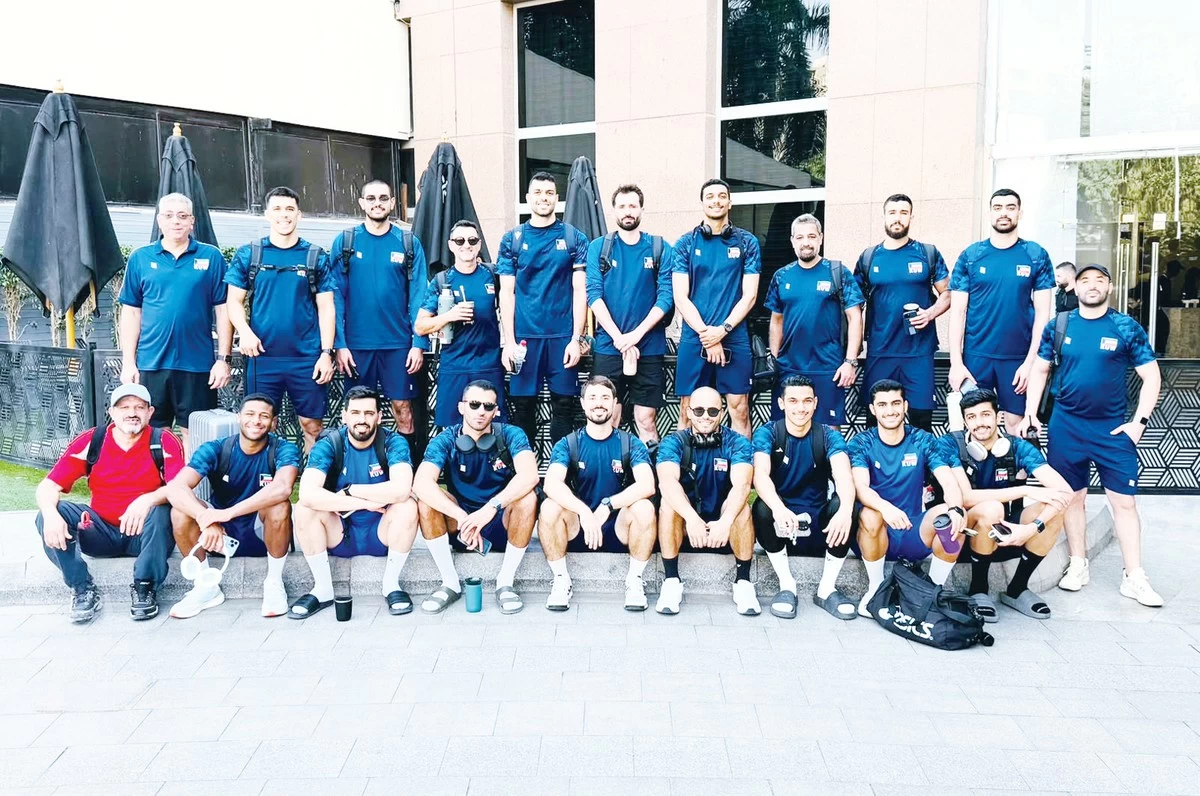 Kuwait volleyball team faces Petrojet in third Cairo friendly