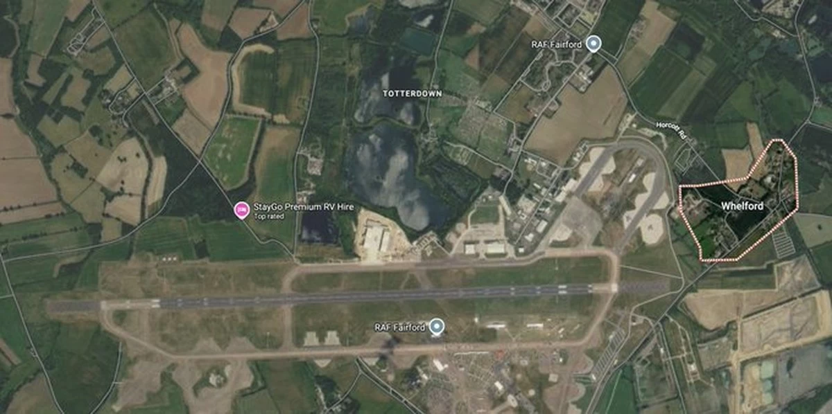 Several arrested, homes evacuated near US air base in England