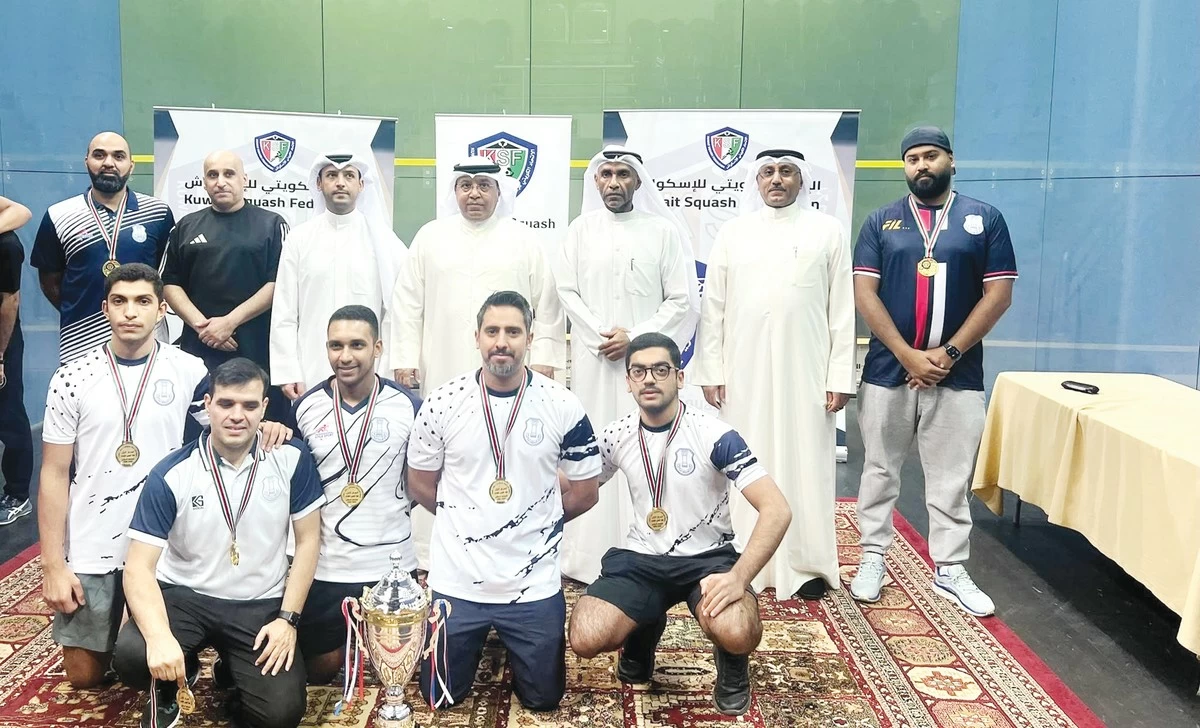 Yarmouk lifts the Squash Federation Cup