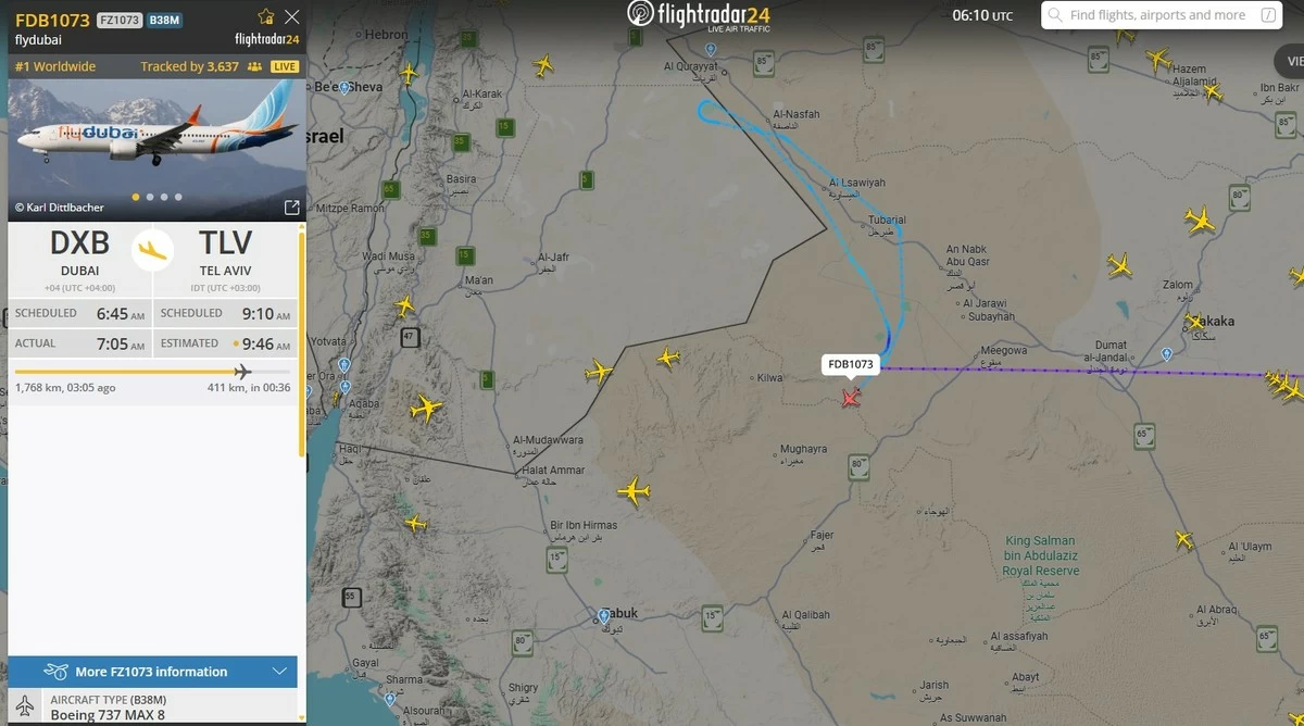 Flydubai Flight Diverts to Saudi Arabia After Hijack Alert