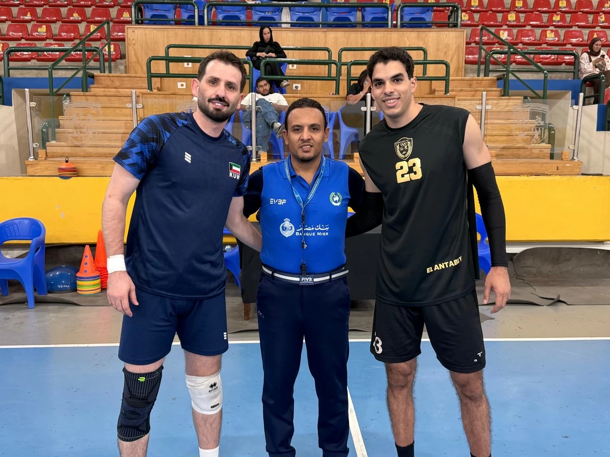 Kuwait volleyball team sweeps Egyptian Army in Cairo friendly