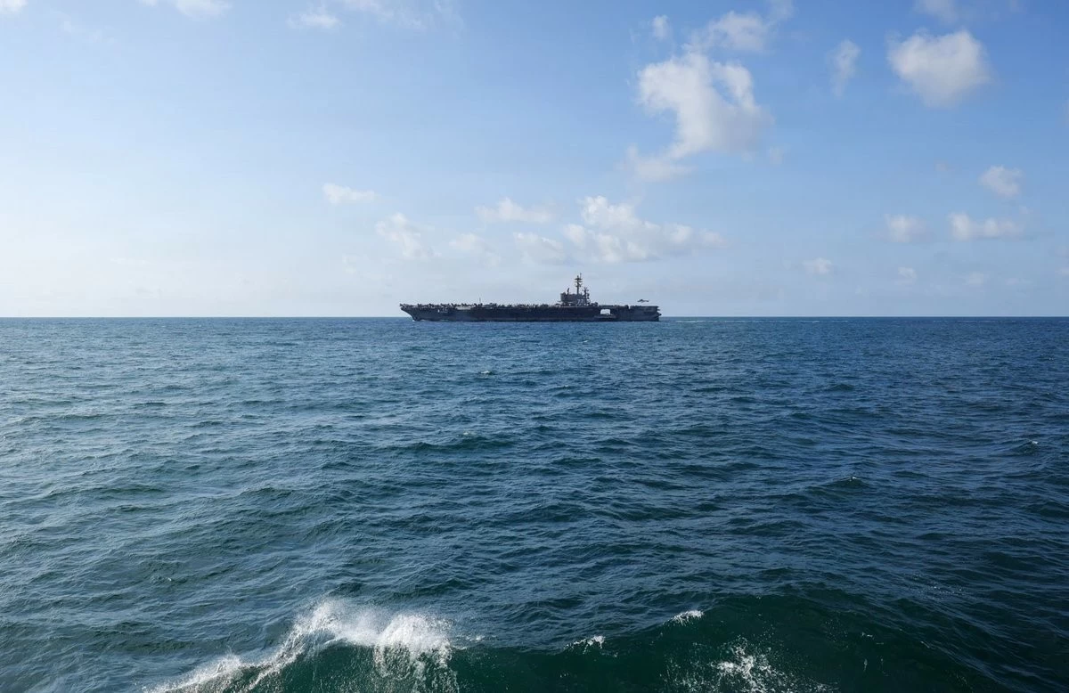 USS George H.W. Bush supports US blockade enforcement against Iran