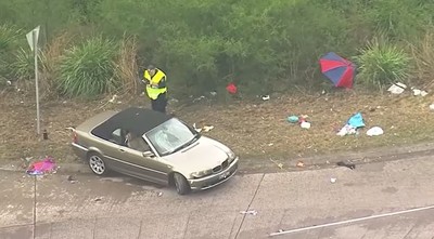 Car drives into large crowd of Australian rugby fans, injuring 10 people ...