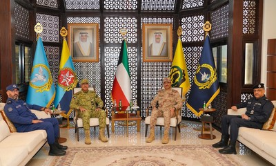 Kuwait military, security chiefs review joint readiness and coordination
