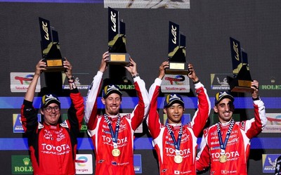 TOYOTA RACING celebrates dramatic home victory at 6 Hours of Fuji