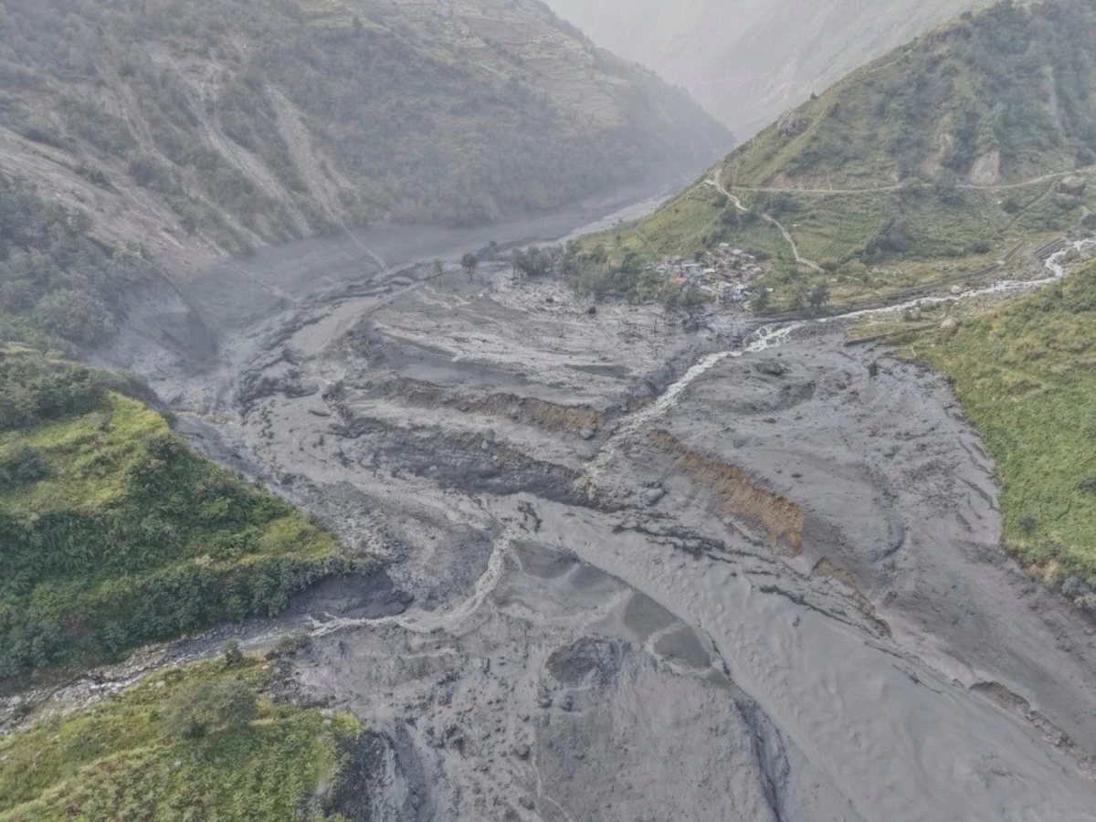 Rescue helicopters race to flood-hit Nepal villages as 5 reported missing