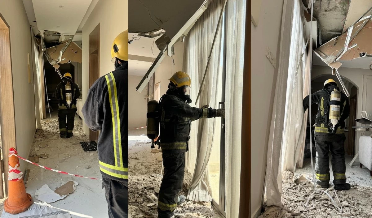 Iran-Backed Houthi Missile Debris Injures Arab Resident, Damages Building and Vehicle in Riyadh