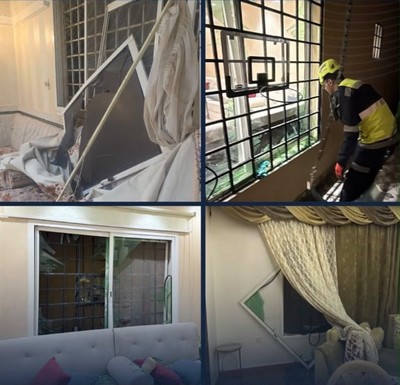 4 Injured, 15 Homes Damaged by Debris From Intercepted Iran-Backed Houthi ...