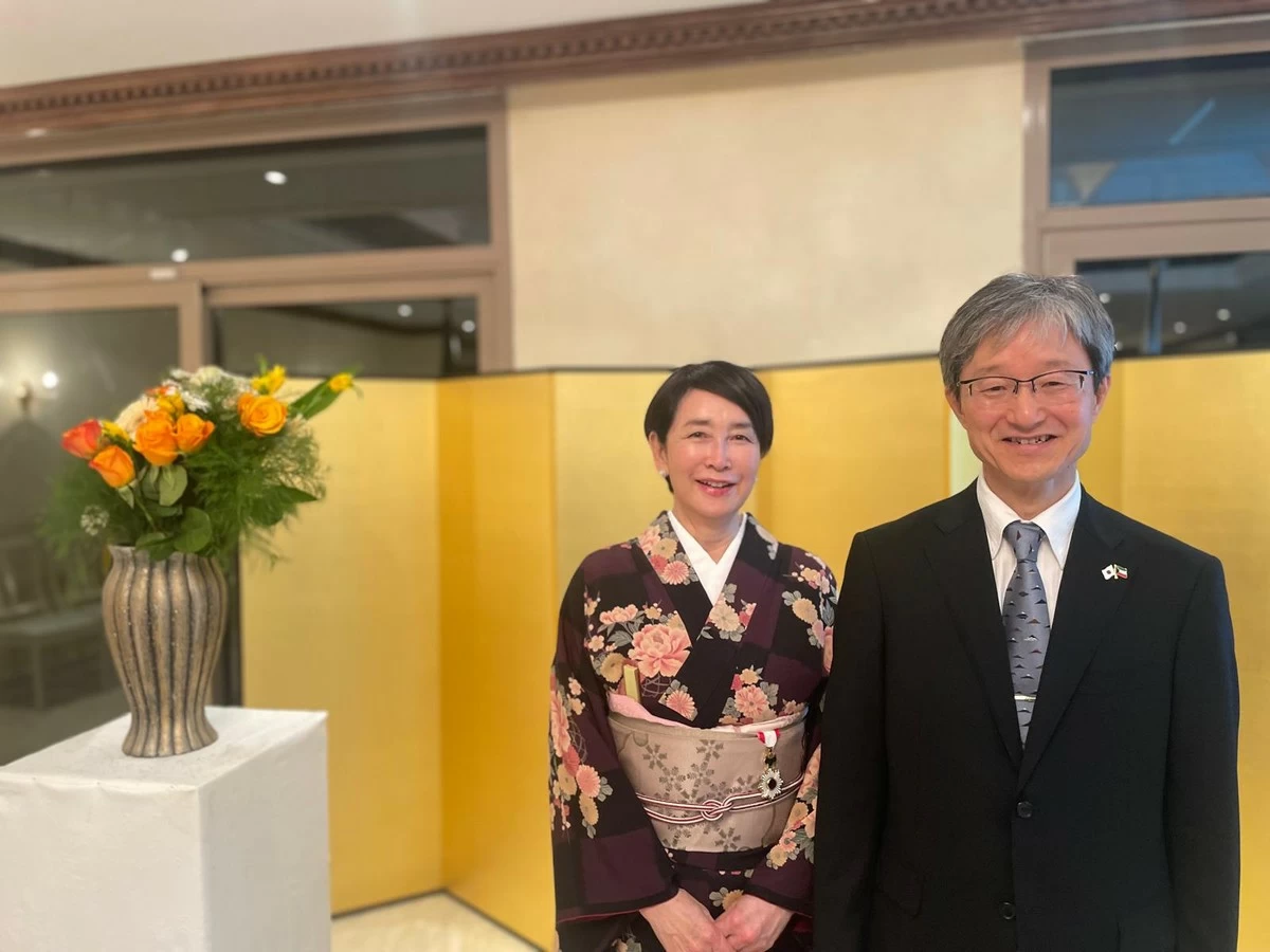 Japan Embassy Hosts Reception Honoring MUTOH Keiko on Conferment of Order of the Rising Sun