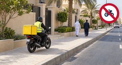 Kuwait Warns Delivery Riders: Stay Off Sidewalks or Lose Your Bike for 60 ...