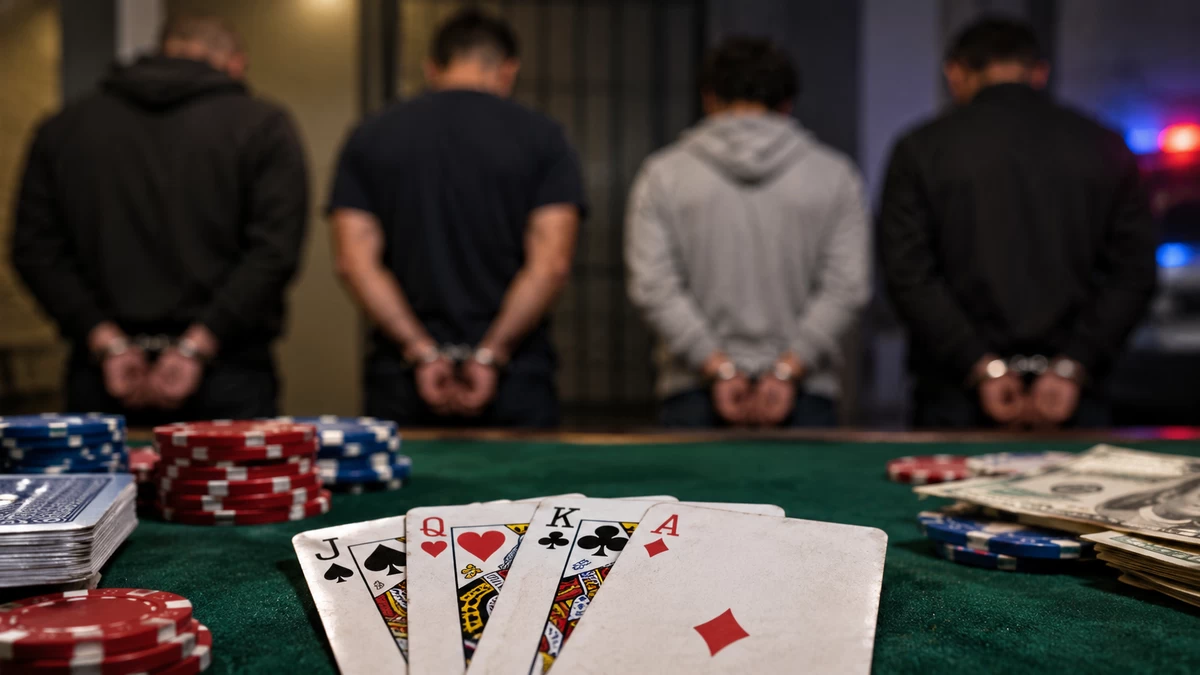 Four Asians Arrested for Gambling in Open Area in Kuwait's Salhiya