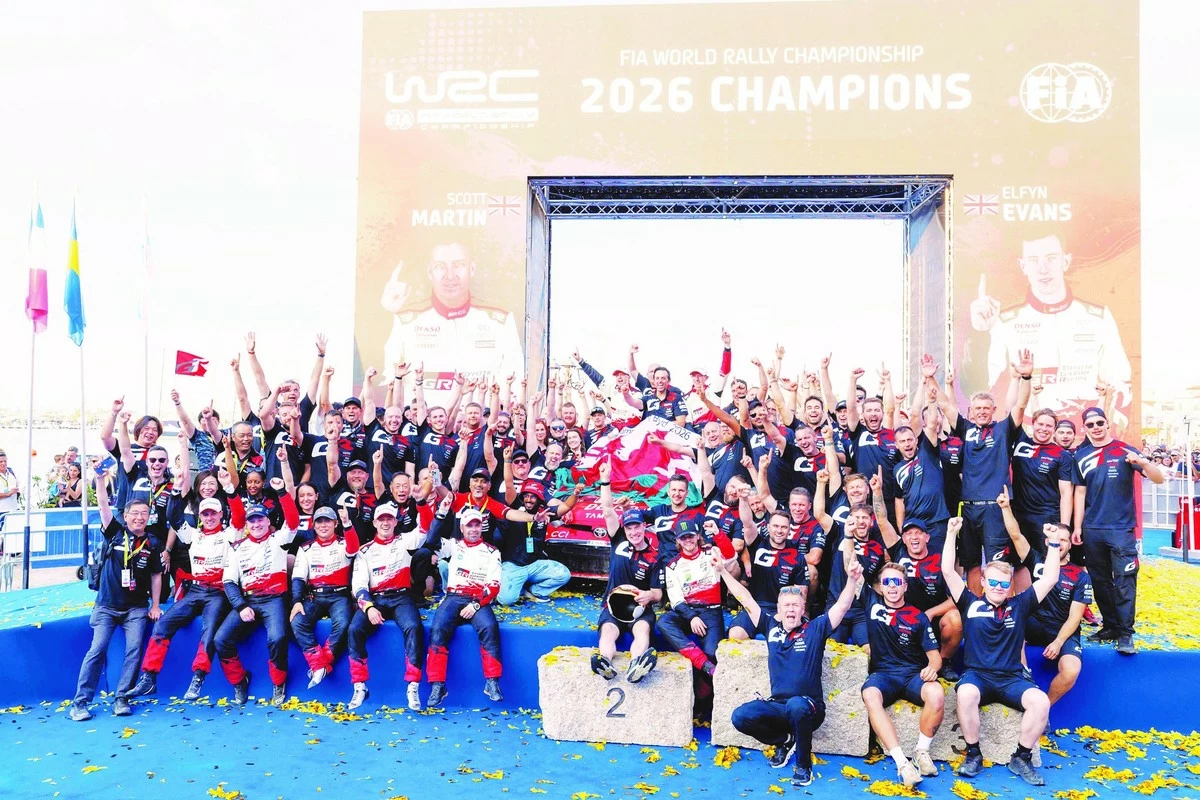 Toyota Gazoo Racing sweeps Rally Italia Sardegna podium as Evans and Martin claim world titles