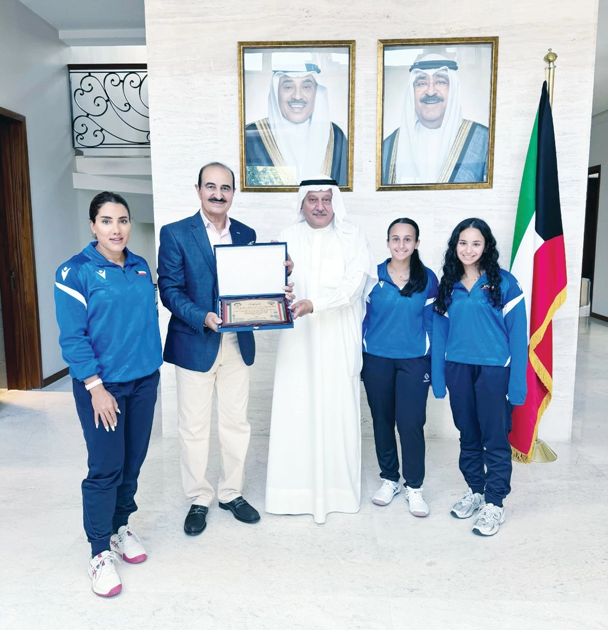Kuwait ambassador hosts women&rsquo;s tennis delegation in Pakistan