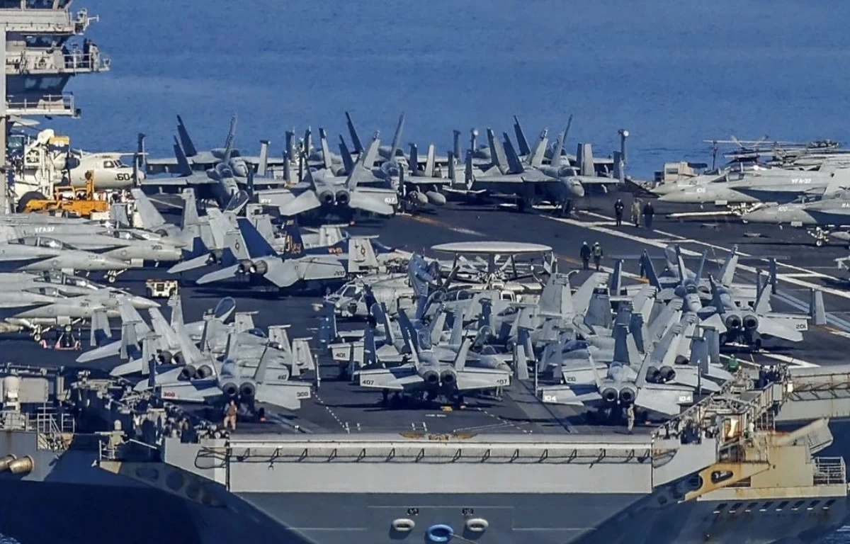 US Warships Lock and Load Missiles, Ready Aircraft for Possible Fresh Strikes on Iran