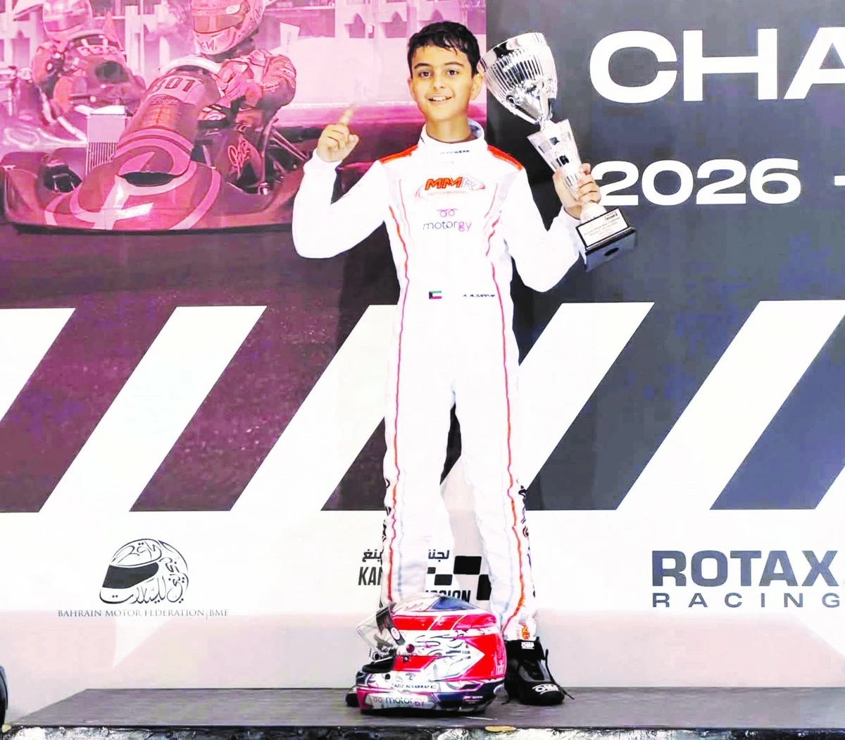 Al-Sarraf wins Mini Max category at Bahrain Karting Championship