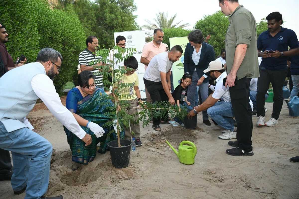 India, Kuwait Mark 65 Years of Diplomatic Ties with Tree Plantation Drive