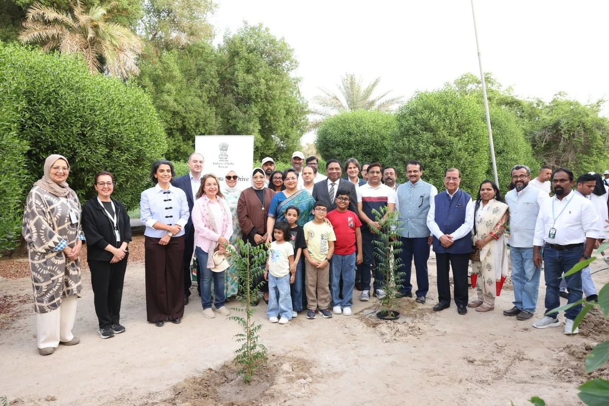 India, Kuwait Mark 65 Years of Diplomatic Ties with Tree Plantation Drive