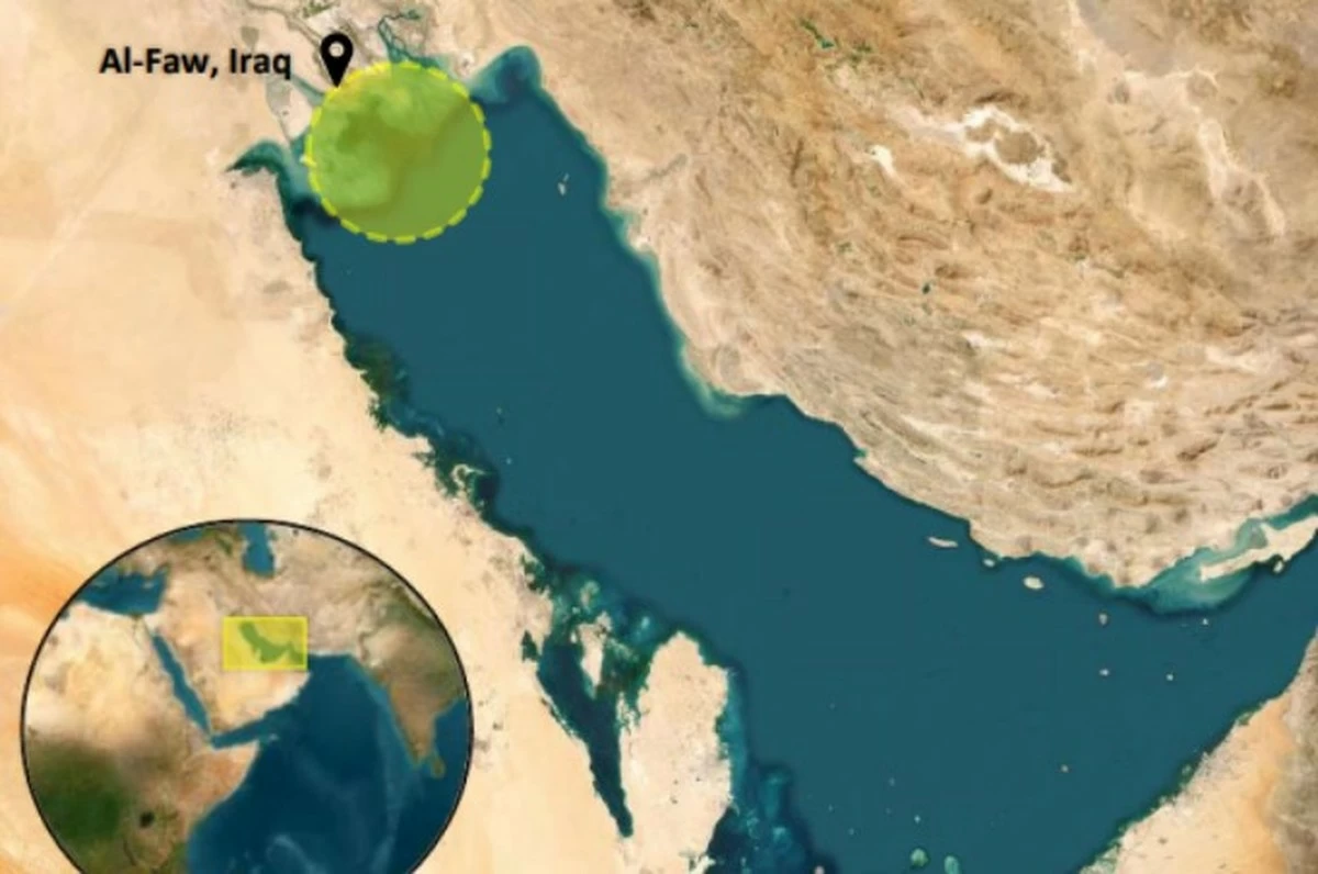 Vessel Reported on Fire Southeast of Iraq&rsquo;s Al-Faw Peninsula