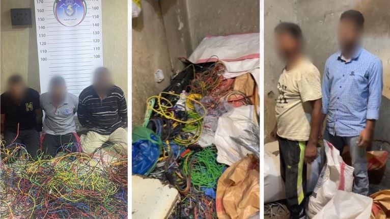 Cracking Down on Cable Theft, 7 Asians and Arabs Arrested