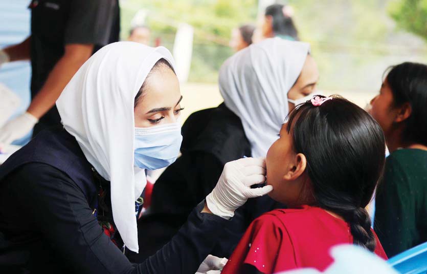Kuwaiti dentistry students visit remote Nepal villages