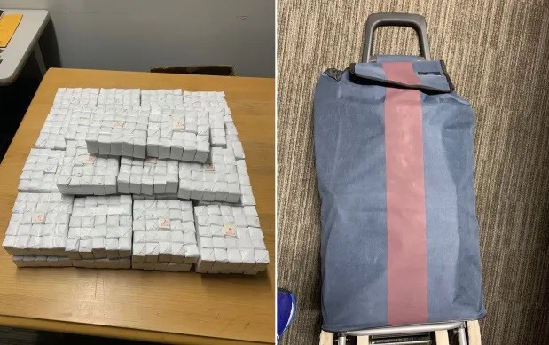 New York trafficker apprehended with suitcase of lethal fentanyl