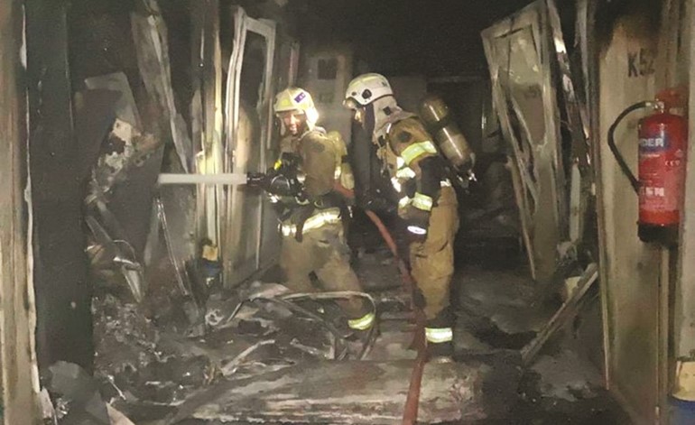 Fire destroys carpentry store in Shuwaikh Industrial Area