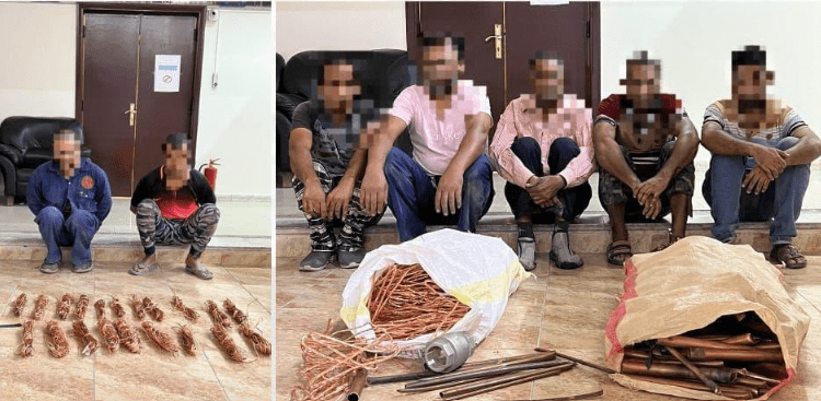 Crackdown On Copper Cable Thieves: 7 Asians In Custody