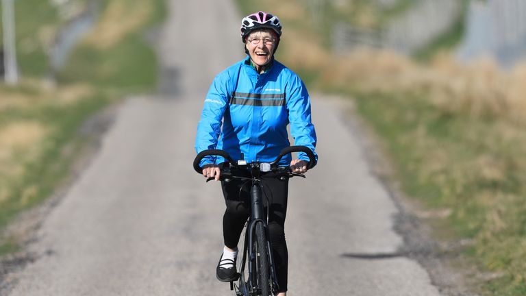 85-year-old cyclist honors late children with epic 1,000-mile ride
