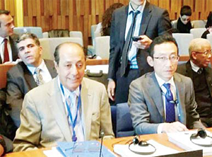 Dr Hassan Al-Ibrahim during the 197th session of UNESCO’s Executive Council in Paris