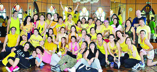 The Gym Team participants pose for a group photo.