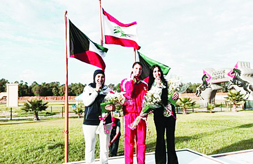 Kuwaiti female shooters Asmaa Al-Qatami and Shahd Al-Hawal snatch two medals in the 12th Arab tourney in Rabat. (KUNA)