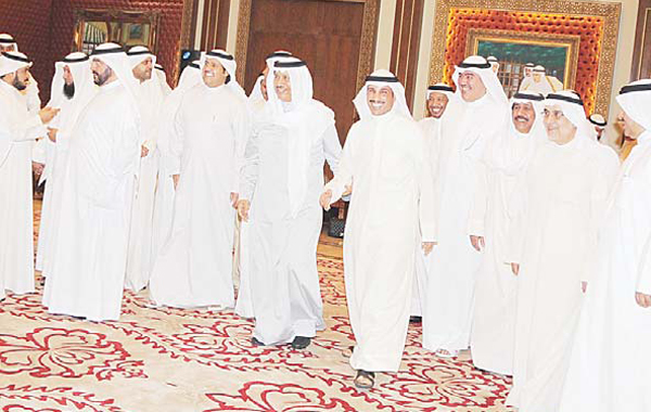 The ministers and MPs in a buoyant mood