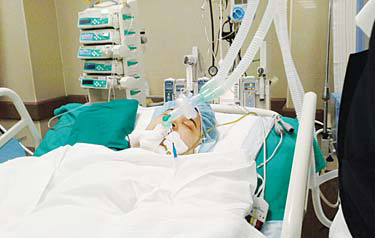 The Filipina housemaid who was presumed dead in a fall from the building was found alive in hospital.