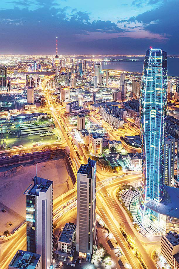 Murqab in Kuwait City spangles with its urban renaissance and its breathtaking landmarks. (KUNA — Mustafa Al-Bader)