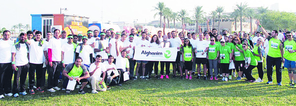 Group photo of Alghanim Industries employees.