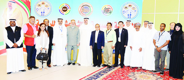 Heads of delegation taking part in the Asian Shooting Championship.