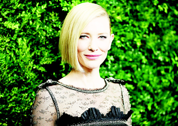 Cate Blanchett attends the Museum of Modern Art’s 8th Annual Film Benefit Honoring Cate Blanchett at the Museum of Modern Art on Nov 17, in New York City. (AFP)